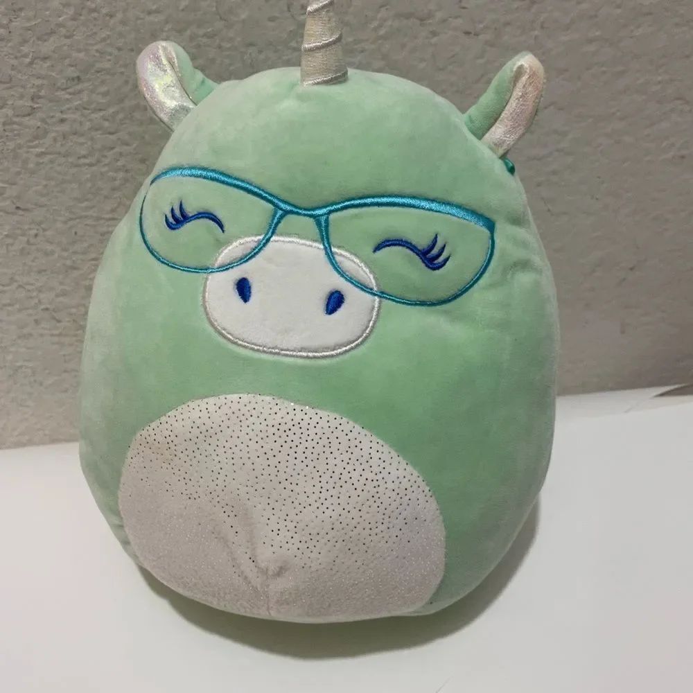 Squishmallow 8" Nyla Unicorn Soft Mint Teal Green Plush BNWOT